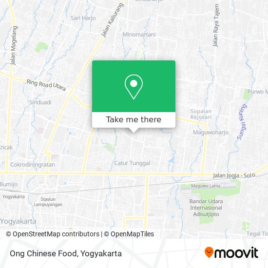 Ong Chinese Food map