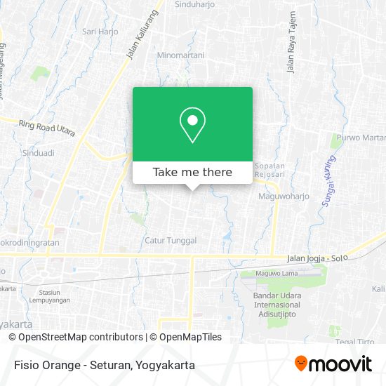 Fisio Orange - Seturan map
