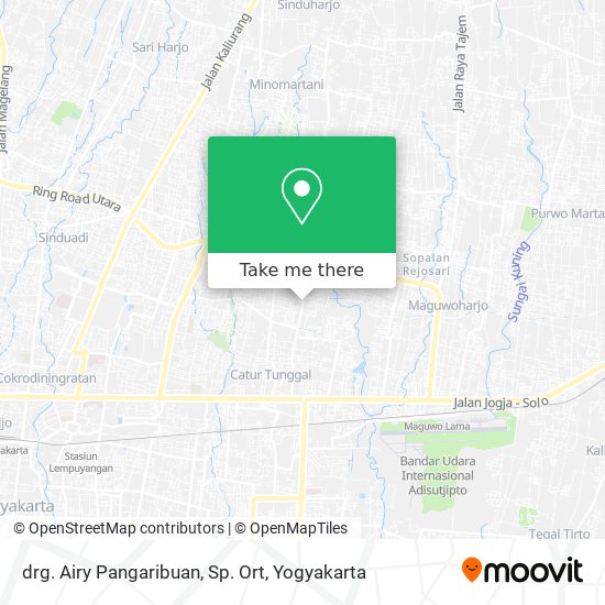 drg. Airy Pangaribuan, Sp. Ort map