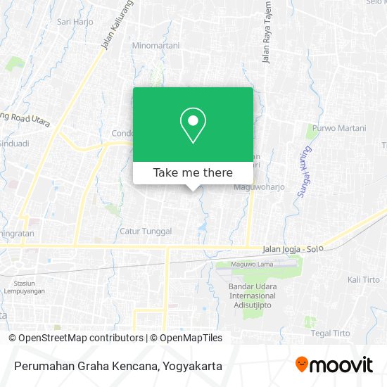 Perumahan Graha Kencana map