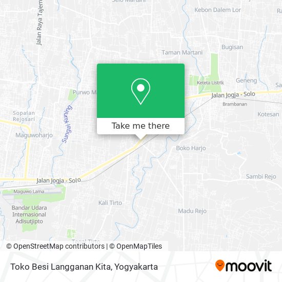 Toko Besi Langganan Kita map
