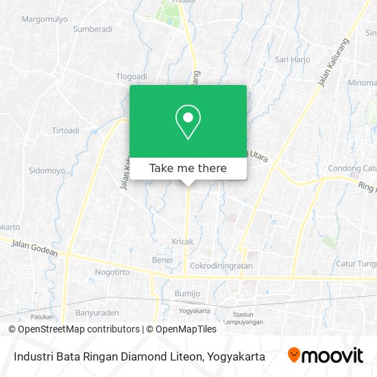 Industri Bata Ringan Diamond Liteon map