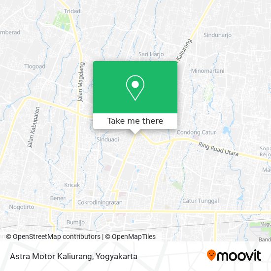 Astra Motor Kaliurang map