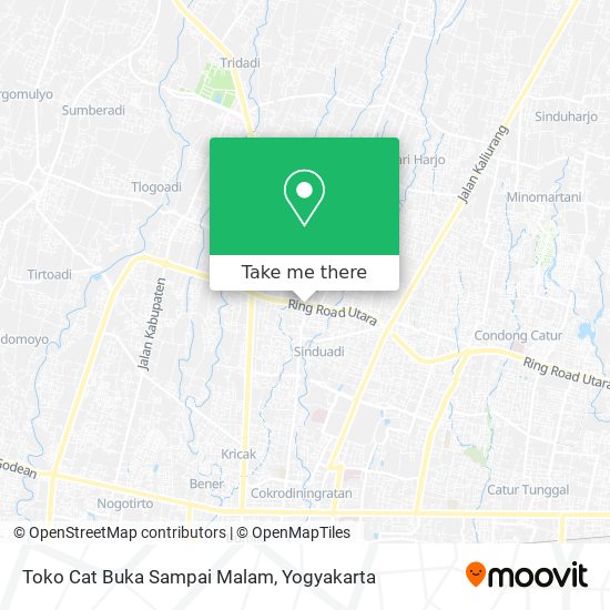 Toko Cat Buka Sampai Malam map