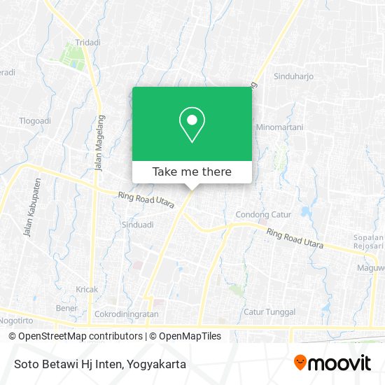 Soto Betawi Hj Inten map