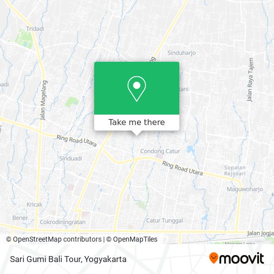 Sari Gumi Bali Tour map