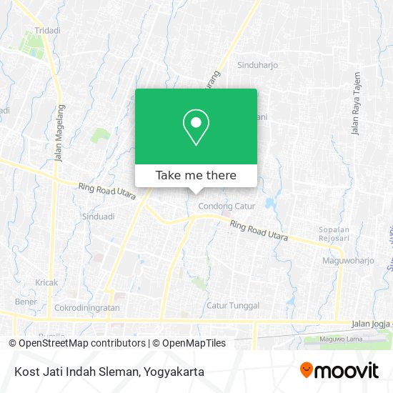 Kost Jati Indah Sleman map