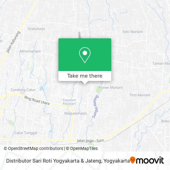 Distributor Sari Roti Yogyakarta & Jateng map