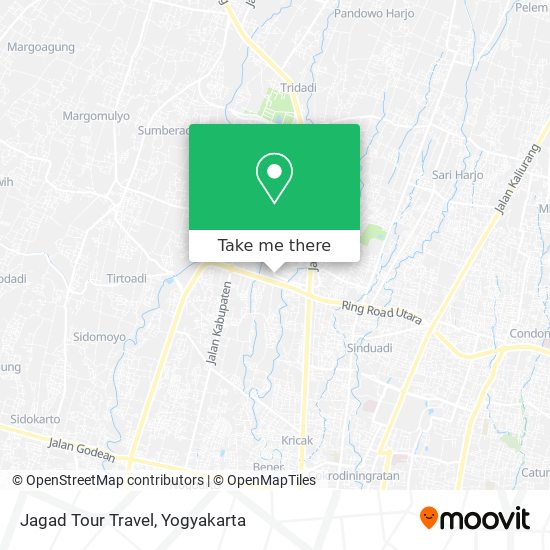 Jagad Tour Travel map
