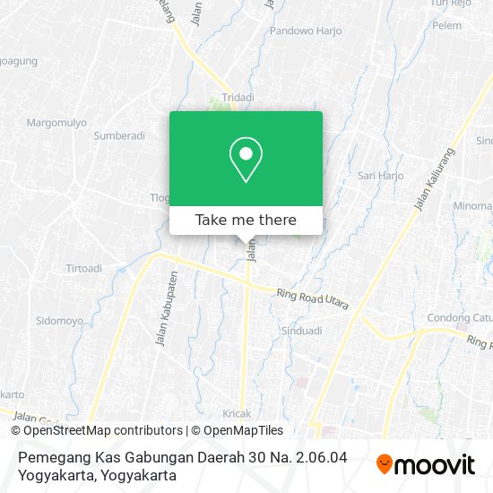 Pemegang Kas Gabungan Daerah 30 Na. 2.06.04 Yogyakarta map