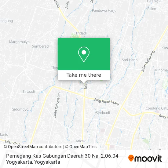 Pemegang Kas Gabungan Daerah 30 Na. 2.06.04 Yogyakarta map