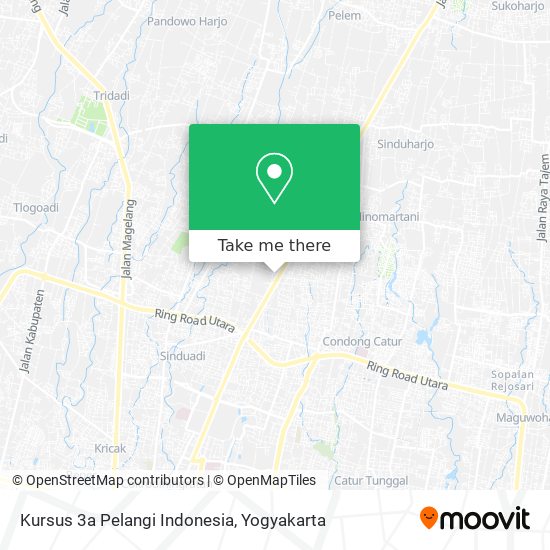 Kursus 3a Pelangi Indonesia map