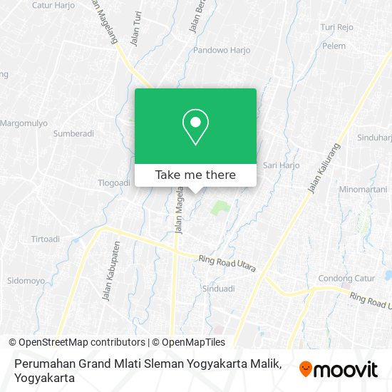 Perumahan Grand Mlati Sleman Yogyakarta Malik map