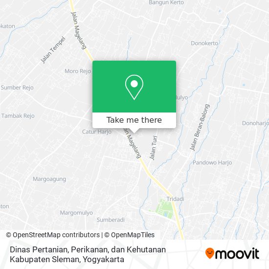 Dinas Pertanian, Perikanan, dan Kehutanan Kabupaten Sleman map