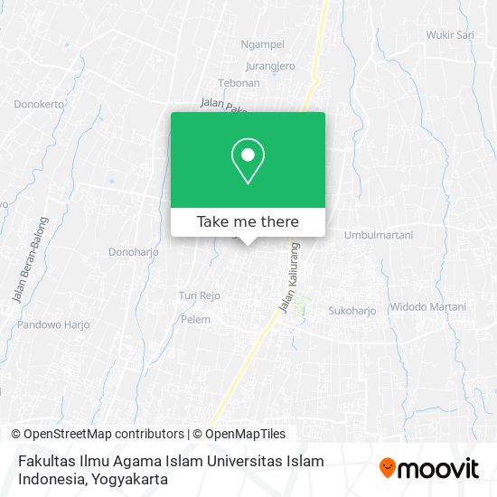 Fakultas Ilmu Agama Islam Universitas Islam Indonesia map