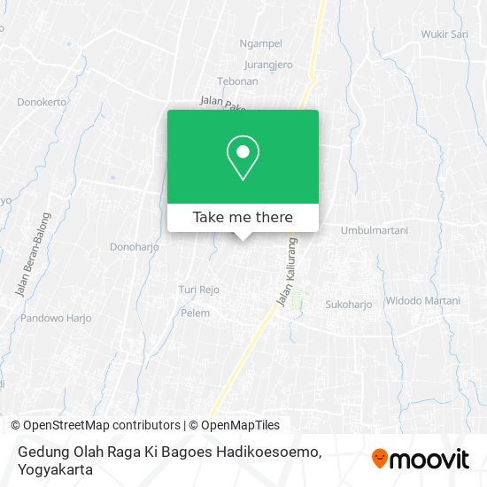 Gedung Olah Raga Ki Bagoes Hadikoesoemo map