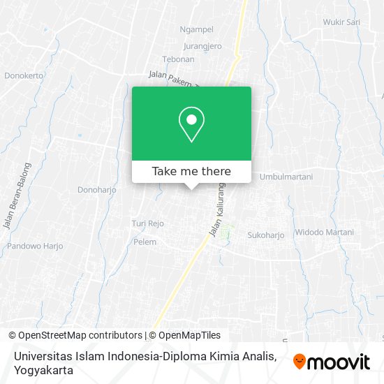 Universitas Islam Indonesia-Diploma Kimia Analis map