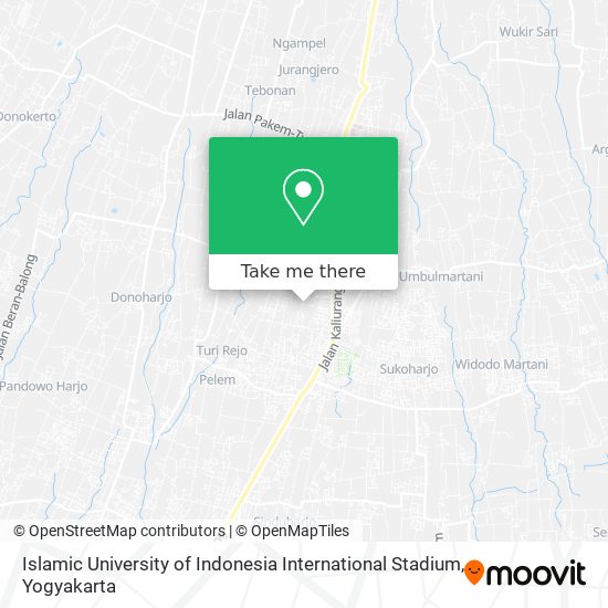 Islamic University of Indonesia International Stadium map