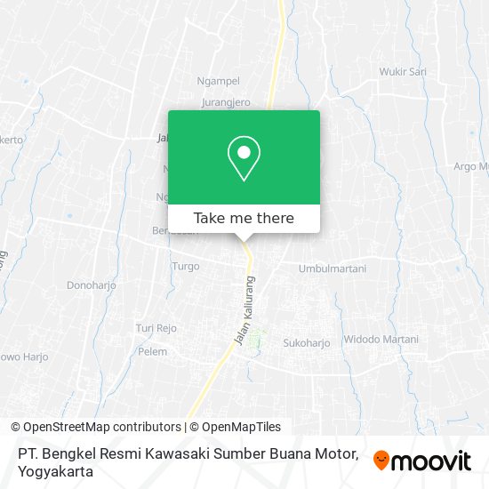 PT. Bengkel Resmi Kawasaki Sumber Buana Motor map