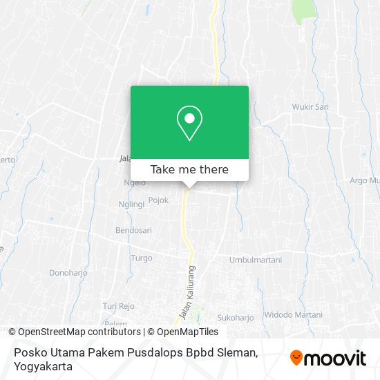 Posko Utama Pakem Pusdalops Bpbd Sleman map