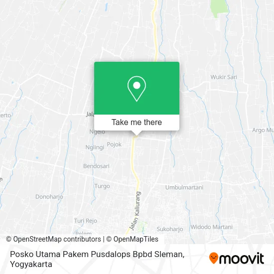 Posko Utama Pakem Pusdalops Bpbd Sleman map