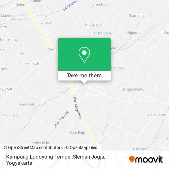 Kampung Lodoyong Tempel.Sleman Jogja map