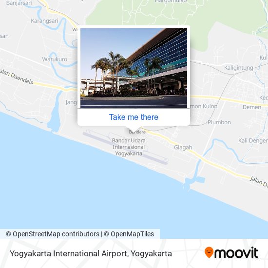 Yogyakarta International Airport map