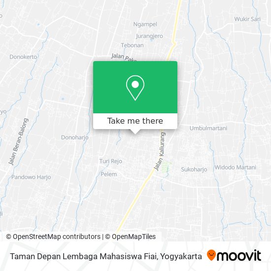 Taman Depan Lembaga Mahasiswa Fiai map