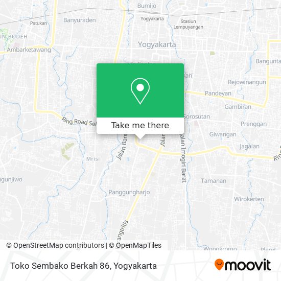 Toko Sembako Berkah 86 map