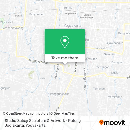 Studio Satiaji Sculpture & Artwork - Patung Jogjakarta map