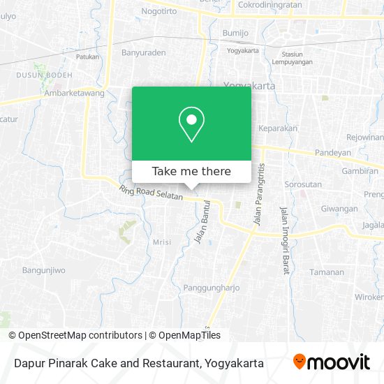 Dapur Pinarak Cake and Restaurant map