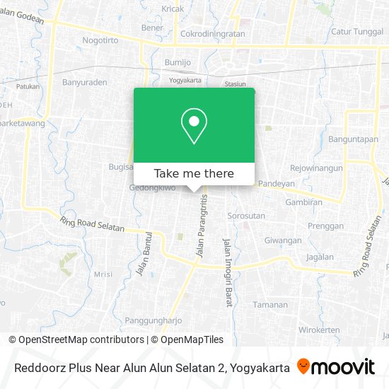 Reddoorz Plus Near Alun Alun Selatan 2 map