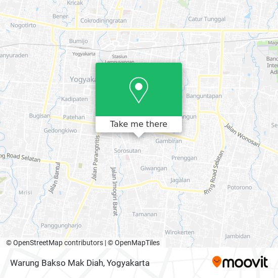 Warung Bakso Mak Diah map