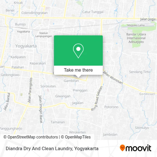 Diandra Dry And Clean Laundry map