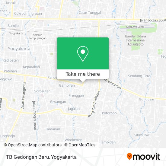 TB Gedongan Baru map