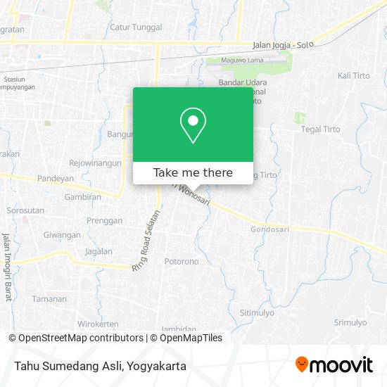 Tahu Sumedang Asli map