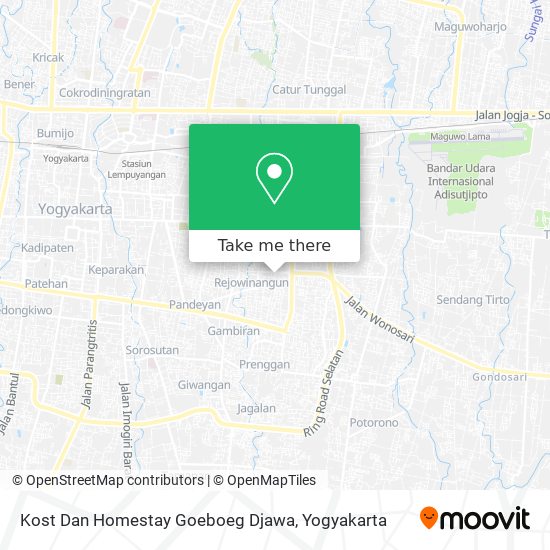 Kost Dan Homestay Goeboeg Djawa map