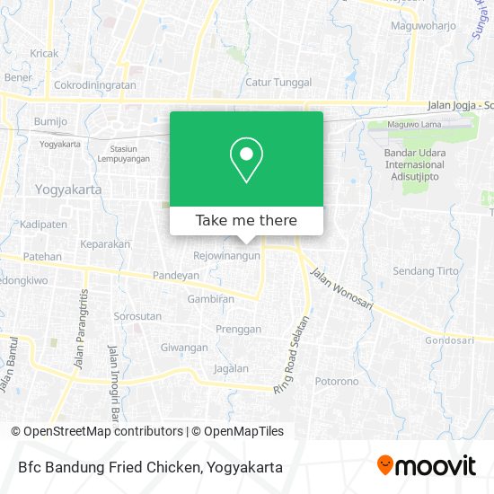 Bfc Bandung Fried Chicken map