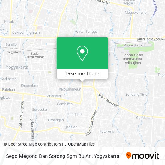 Sego Megono Dan Sotong Sgm Bu Ari map