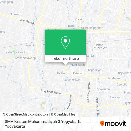 SMA Kristen Muhammadiyah 3 Yogyakarta map