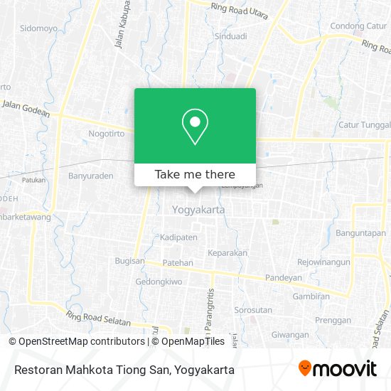 Restoran Mahkota Tiong San map
