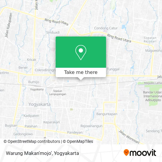 Warung Makan'mojo' map