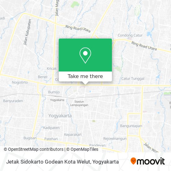 Jetak Sidokarto Godean Kota Welut map