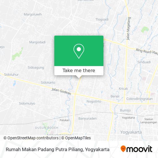 Rumah Makan Padang Putra Piliang map