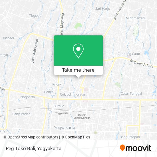 Reg Toko Bali map