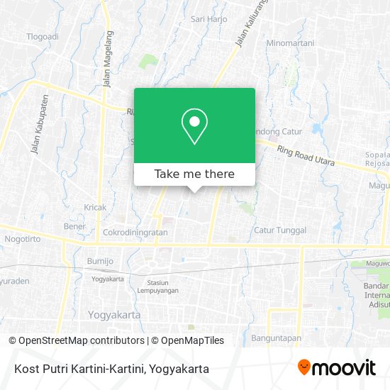 Kost Putri Kartini-Kartini map