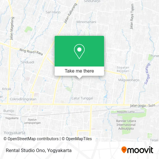 Rental Studio Ono map