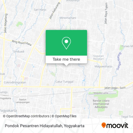Pondok Pesantren Hidayatullah map