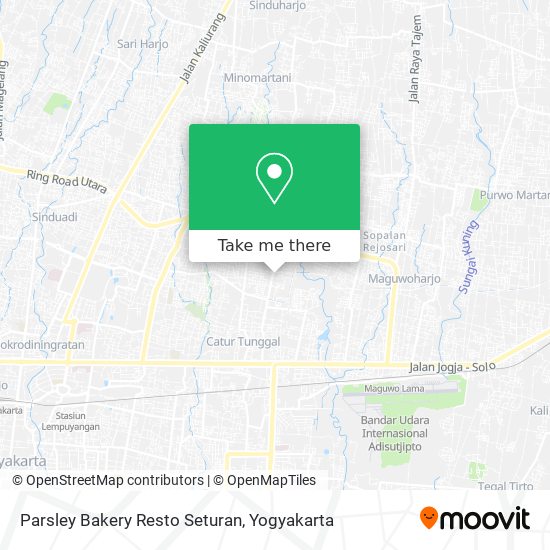 Parsley Bakery Resto Seturan map