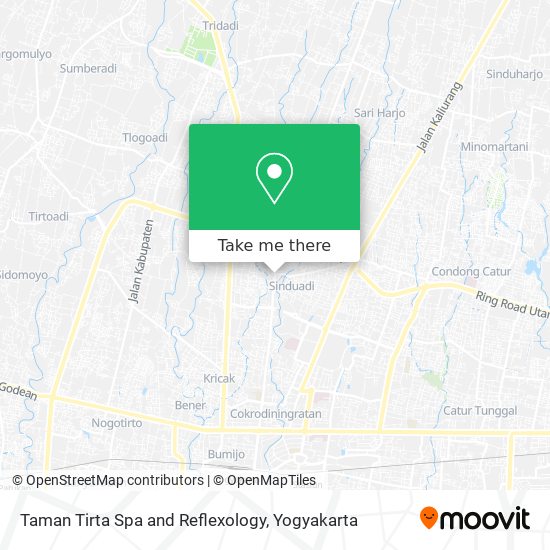 Taman Tirta Spa and Reflexology map